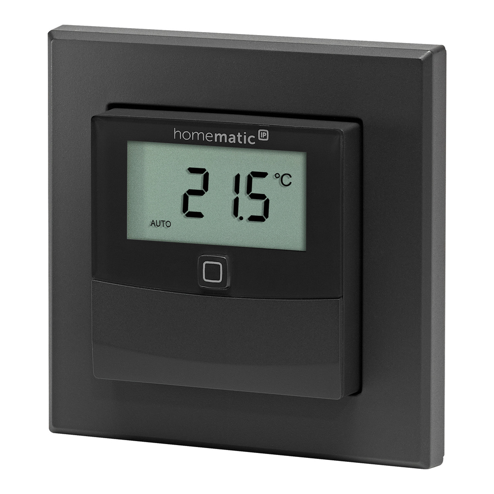 Homematic IP Temperatur- und Luftfeuchtigkeitssensor mit Display HmIP-STHD-A, anthrazit 