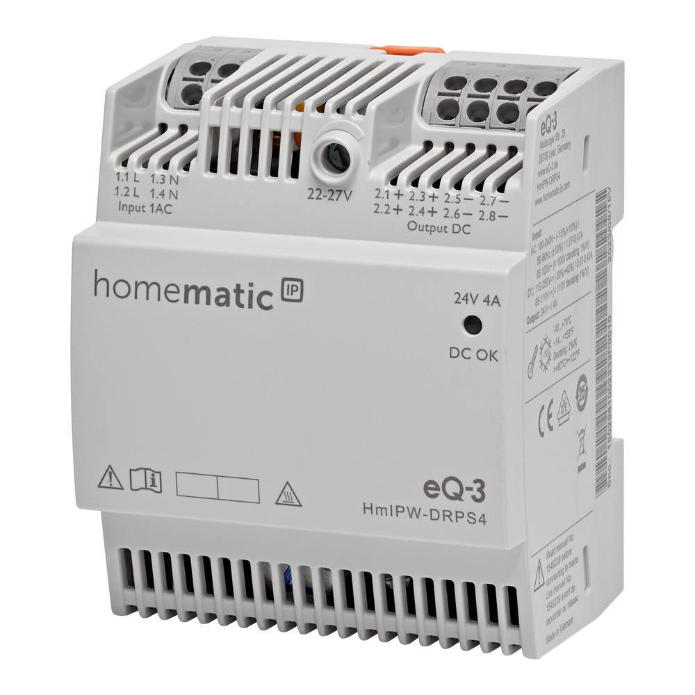 Homematic IP Wired Netzteil HmIPW-DRPS4