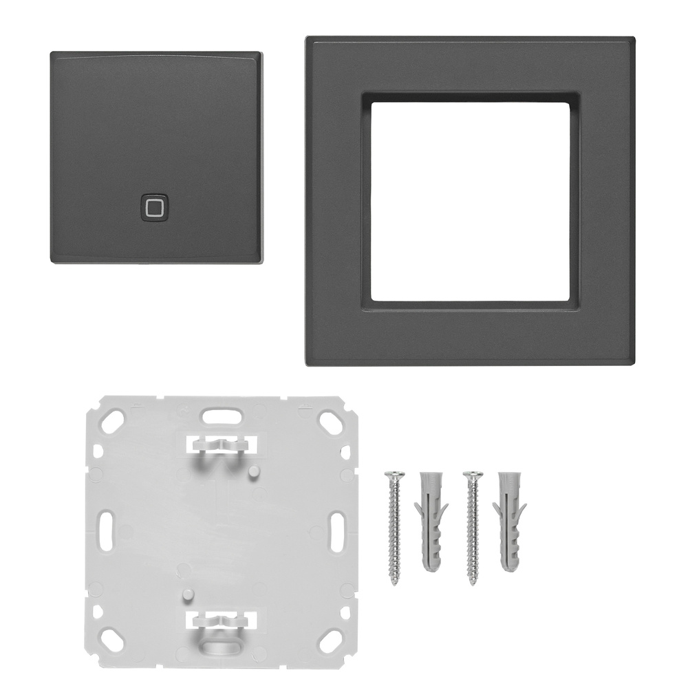 Homematic IP Temperatur- und Luftfeuchtigkeitssensor HmIP-STH-A, anthrazit 