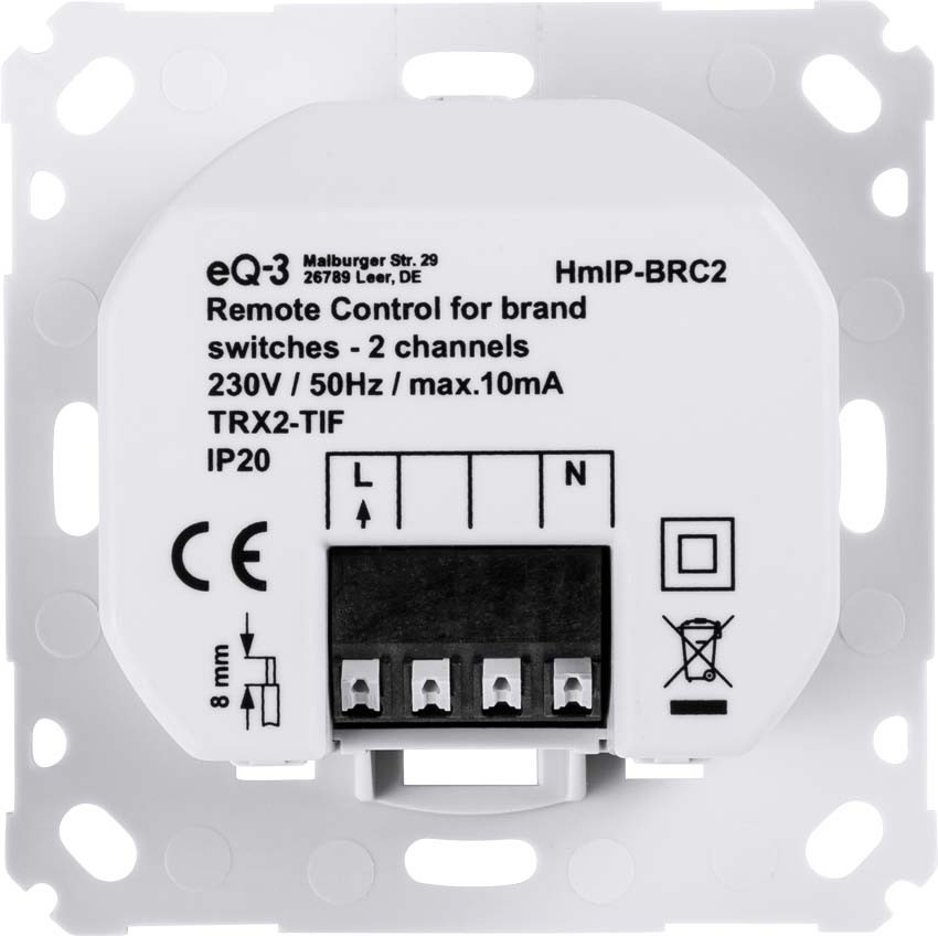 619543-6_HmIP-Wandtaster-fuer-MS-2-fach-H_152000A0 jpg - Produktbild Detailansicht