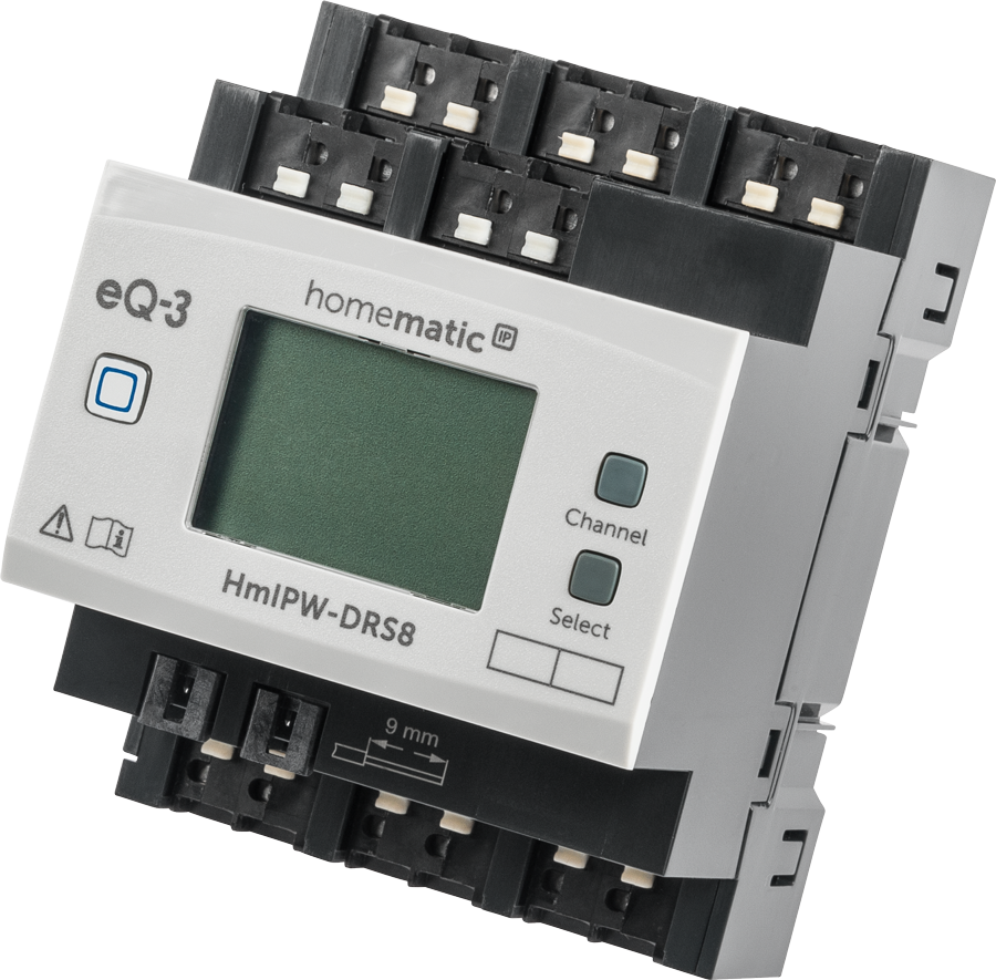 Homematic IP Wired Starter Set Licht - 1x HmIP-HAP, 1x HmIPW-DRAP, 1x Netzteil, 4x HmIPW-WRC6, 2x HmIPW-DRS8