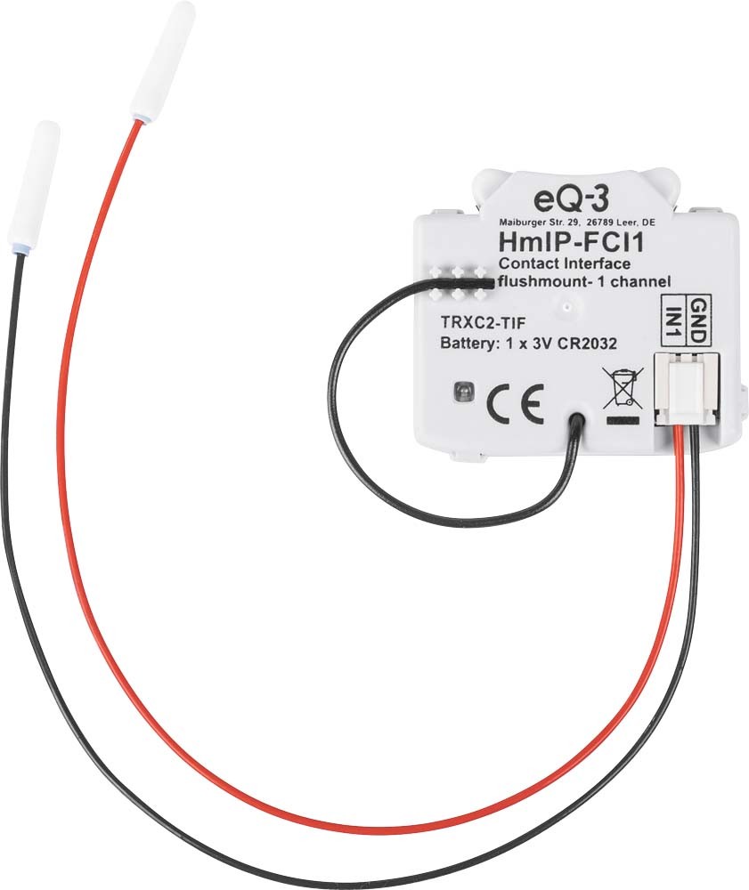 619543-2_HmIP-Kontakt-Schnittstelle-UP-1fach-V_153489A0 jpg - Produktbild Vorderseite